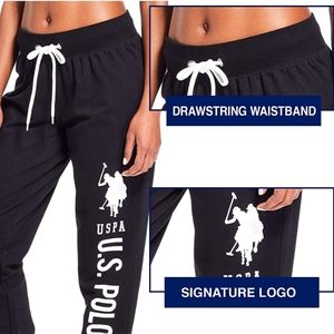 US POLO ASSN Black Sweatpants Sz 1X